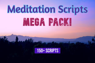 provide meditation scripts at bulk discount