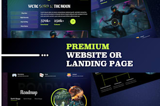 design premium website or landing page