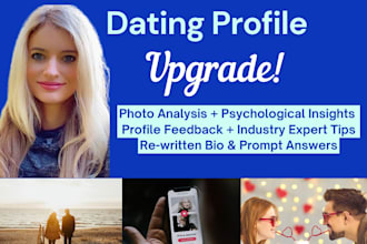 do a photo review or dating profile makeover to boost your matches