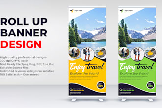 design road signs, roll up banner, billboard, yard sign