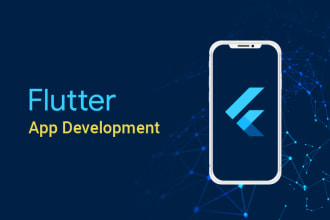 do ios and android mobile app development using flutter dart