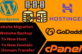 migrate, transfer, move, backup  wordpress website