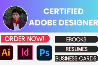 do any adobe indesign or canva work from layouts to ebooks