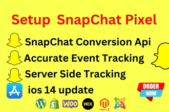 setup snapchat conversion API server side tracking via GTM