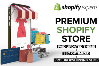 launch your professional shopify dropshipping store
