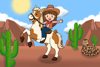 create children storybook illustrations