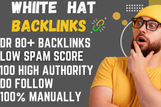 give high quality contextual SEO dofollow backlinks to increase domain authority