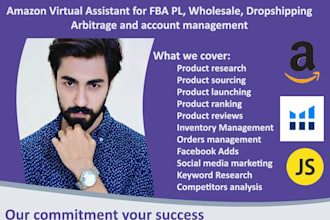 be your amazon virtual assistant and store manager