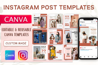 design instagram post templates with canva