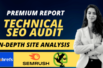 fix search console, semrush audit, ahref errors, and audit with screaming frog