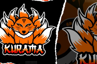 design esport logo for twitch, gaming , youtube, mascot