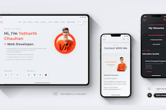 develop professional and responsive website with deployment
