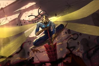 create fantasy character, monster, humanoid, dnd or similar