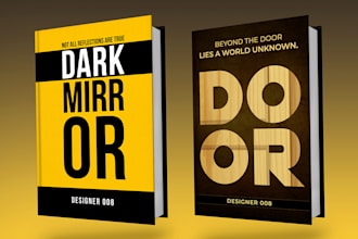 design book cover ebook amazon KDP cover with free 3d mockup