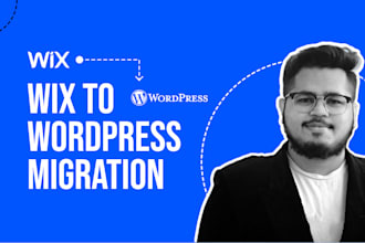 migrate wix to wordpress for a fully functional site