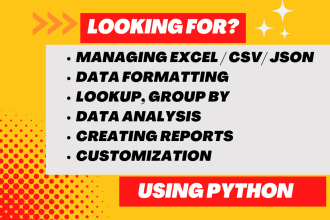 manage and analyze data with python pandas, matlab and numpy