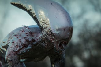 design 3d monster, alien and creature character models