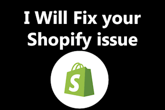 do shopify custom coding or bug fixing and customization