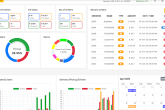 develop food ordering system and pos and qr ordering