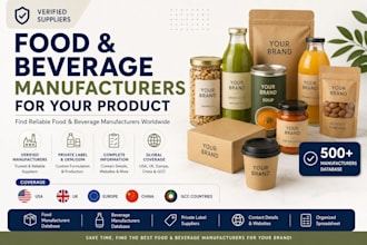 provide food and beverage manufacturers for your product