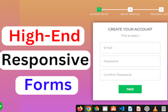 design all types of responsive form