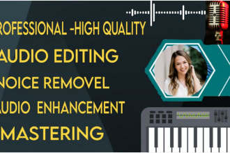audio editing background noise cleanup enhance