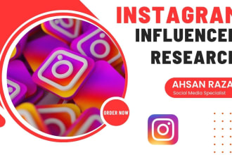 search and find best instagram influencer research