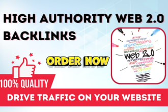 do web 2 0 high authority backlinks for google top ranking