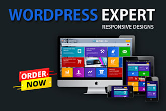 design, redesign, clone, build new wordpress website, landing page