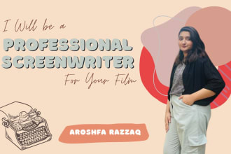 write professional screenplays for film and TV