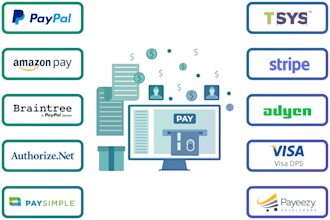 integrate any type of payment gateway in PHP laravel