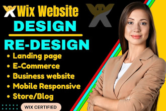 create wix website wix website redesign wix modern website wix landing page