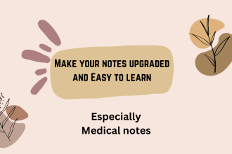 make summaries and notes by your document for medical field