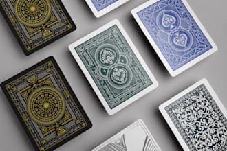 design stunning custom playing card back designs