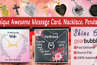 design attractive shine on message cards