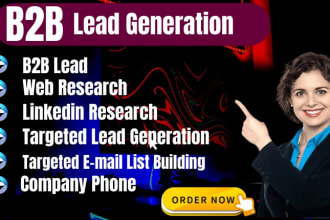 linkedin sales navigator b2b lead generation email list building lead gen