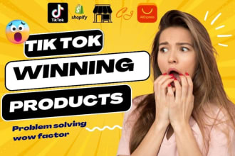 do tik tok winning products research for shopify dropshipping