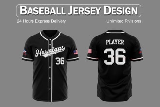 do baseball, softball sublimation jersey design, or team wear