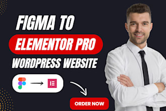 convert figma to wordpress, figma to elementor wordpress website