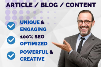 be your freelance content writer SEO article or blog writing