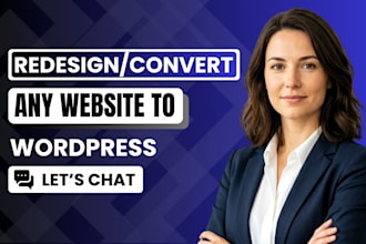 migrate wix, webflow, squarespace or weebly website to wordpress website