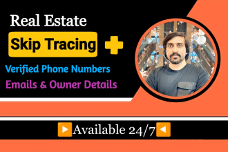 do skip tracing for real estate of USA