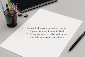 write a perfect poem for you