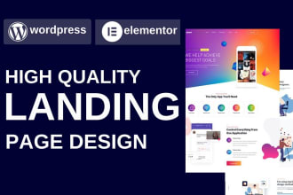 design landing page sales funnel in wordpress by elementor pro