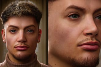 do realistic 3d portrait and likeness sculpting
