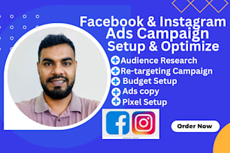run facebook ads, advertising campaigns, and instagram ads