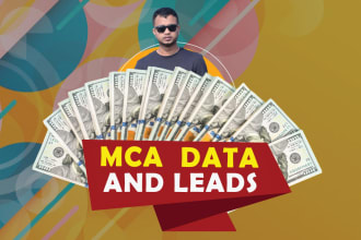 provide mca ucc data, business loan, debt consolidation lead