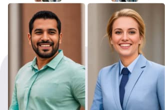 generate ai portrait realistic for linkedin