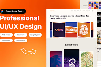 do figma landing page design, website UI UX redesign