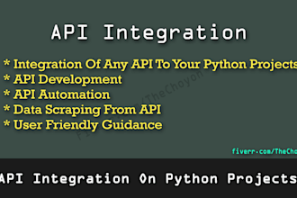 integrate API on your python project or develop API